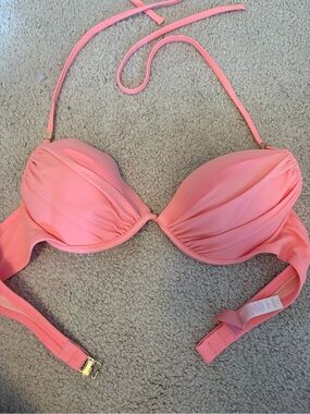 Victoria's Secret Coral Pink Push-Up Bikini Top